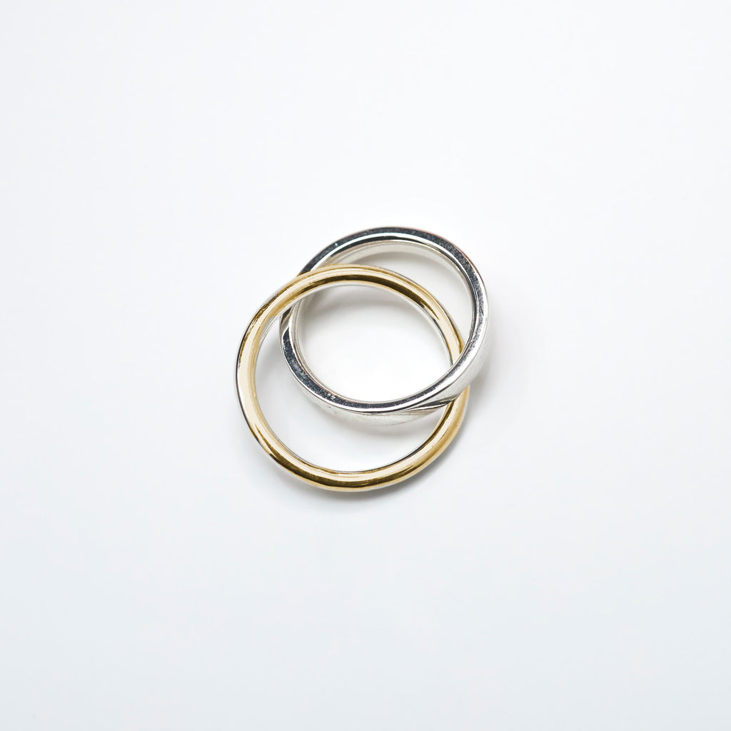 DOUBLE PINKY RING SV×K10YG