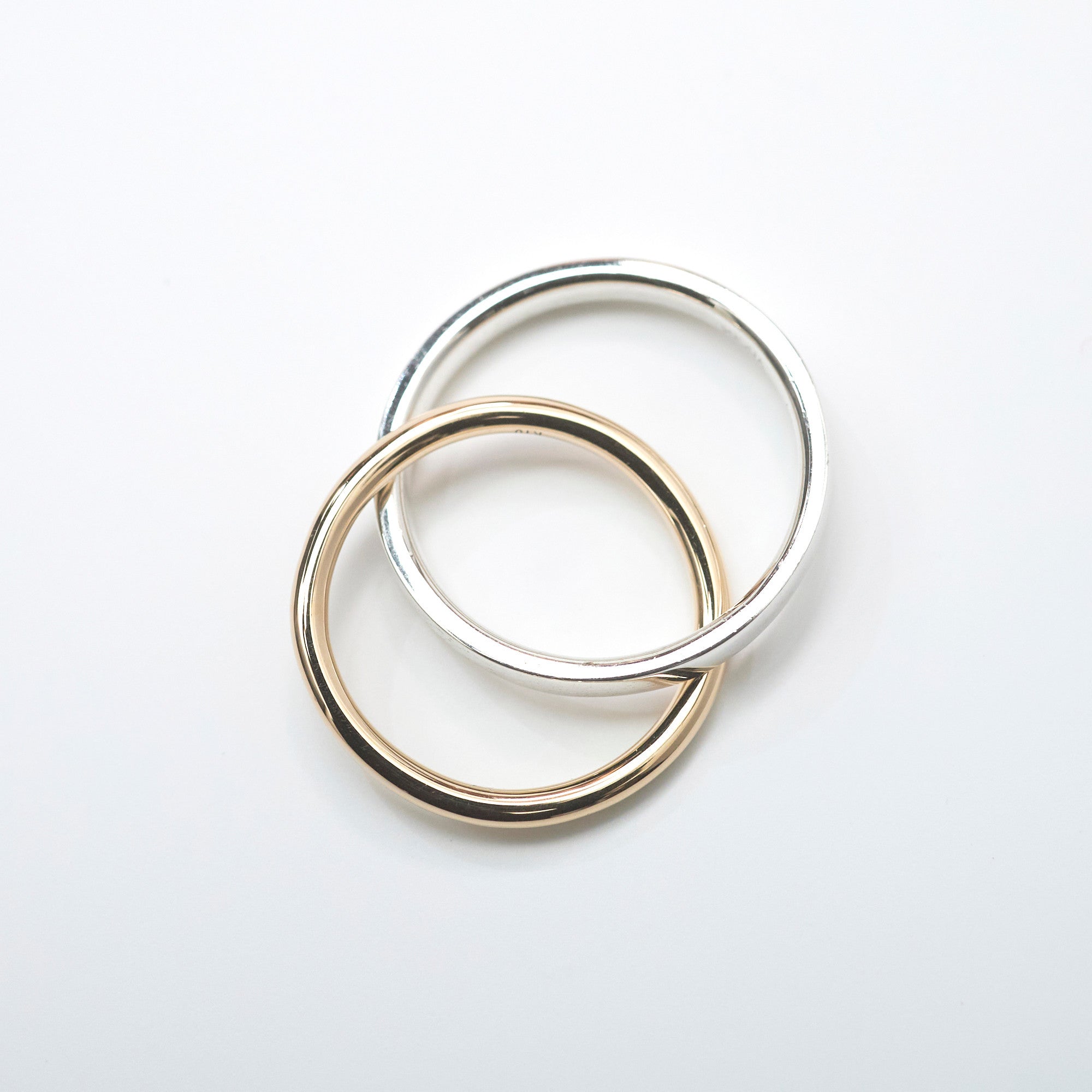 2連リング k10YG DOUBLE RING SV×K10YG – SUQUA