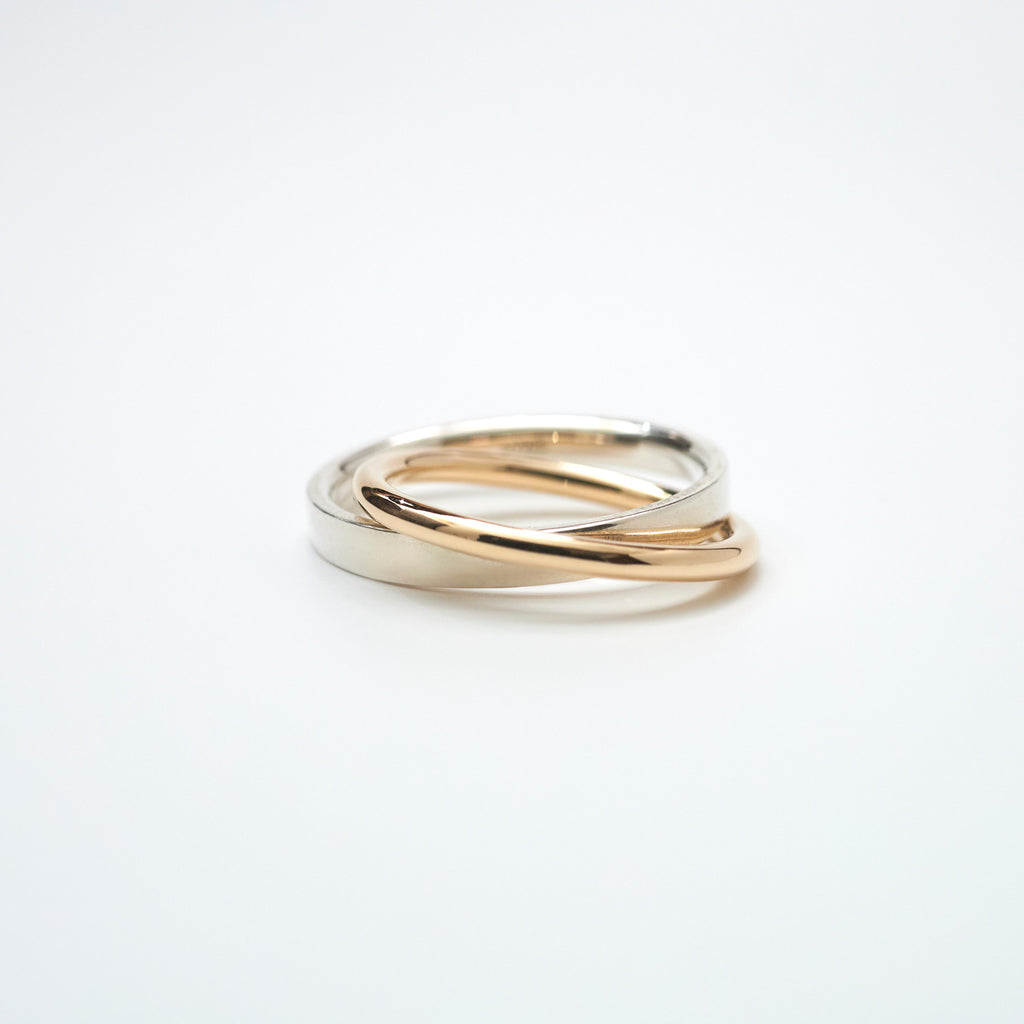 DOUBLE RING SV×K10YG