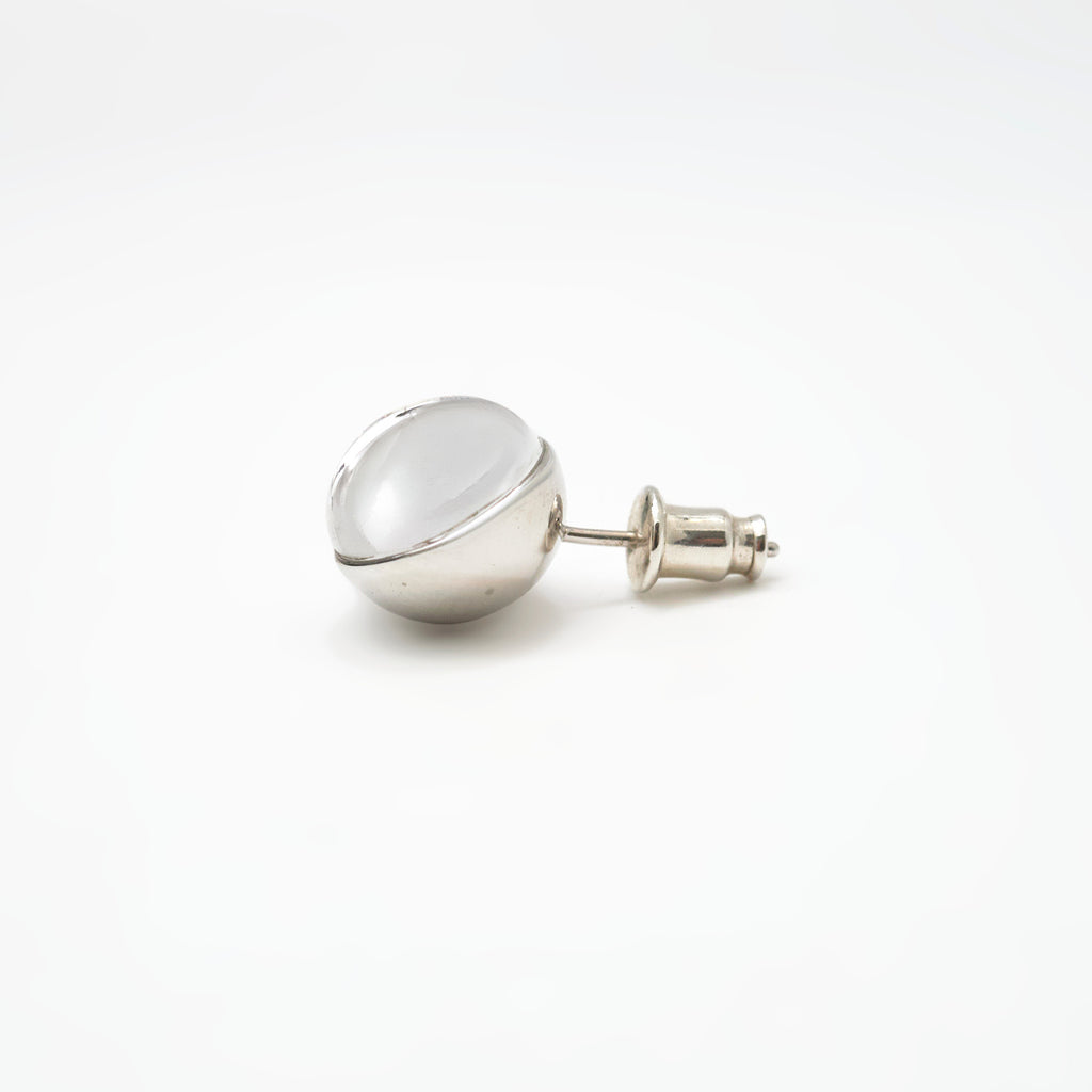 【MADE TO ORDER】DOME PIERCED EARRING L AKOYA PEARL