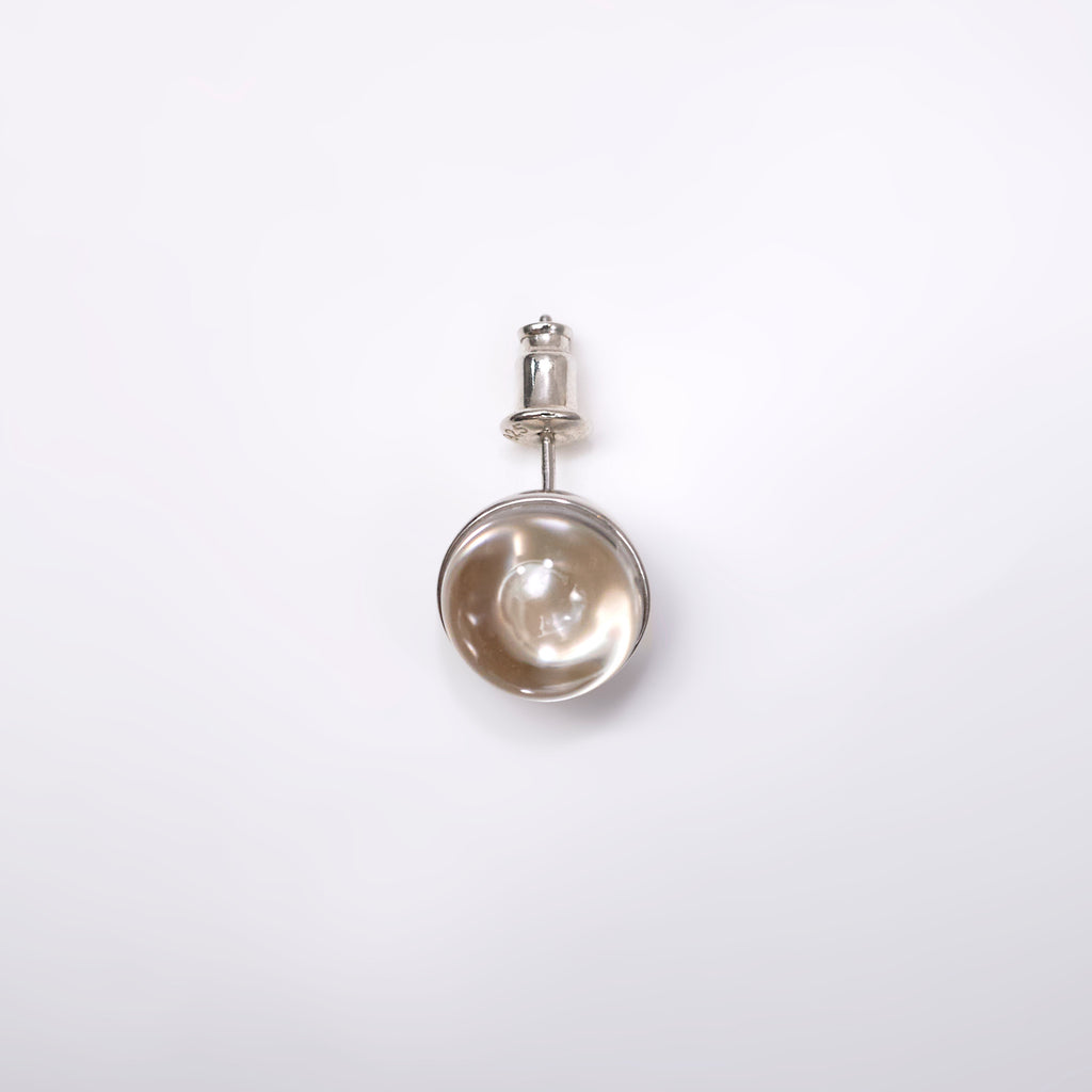 【MADE TO ORDER】DOME PIERCED EARRING L AKOYA PEARL