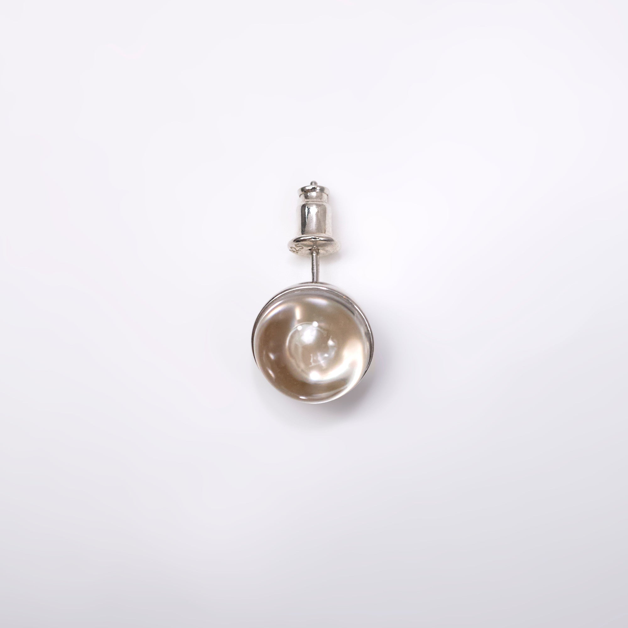 【MADE TO ORDER】DOME PIERCED EARRING L AKOYA PEARL