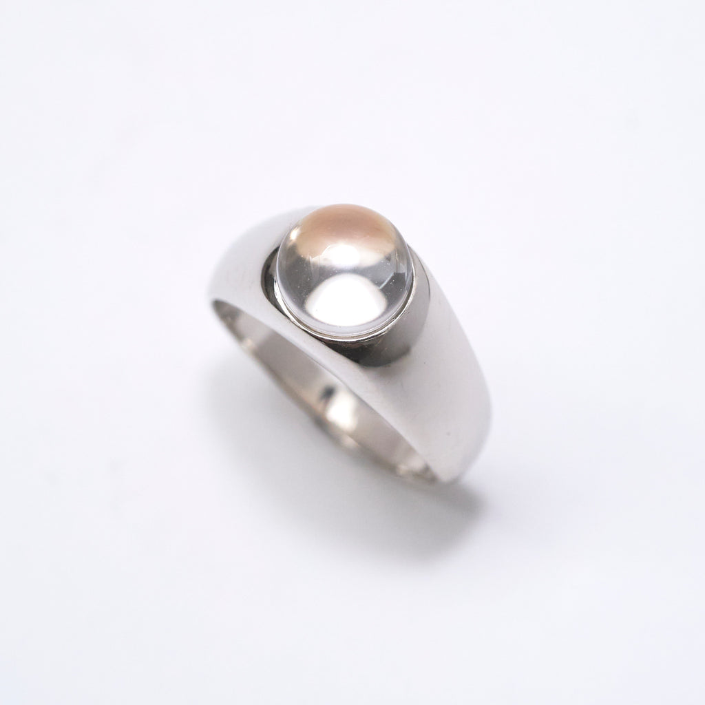 【MADE TO ORDER】DOME RING S AKOYA PEARL