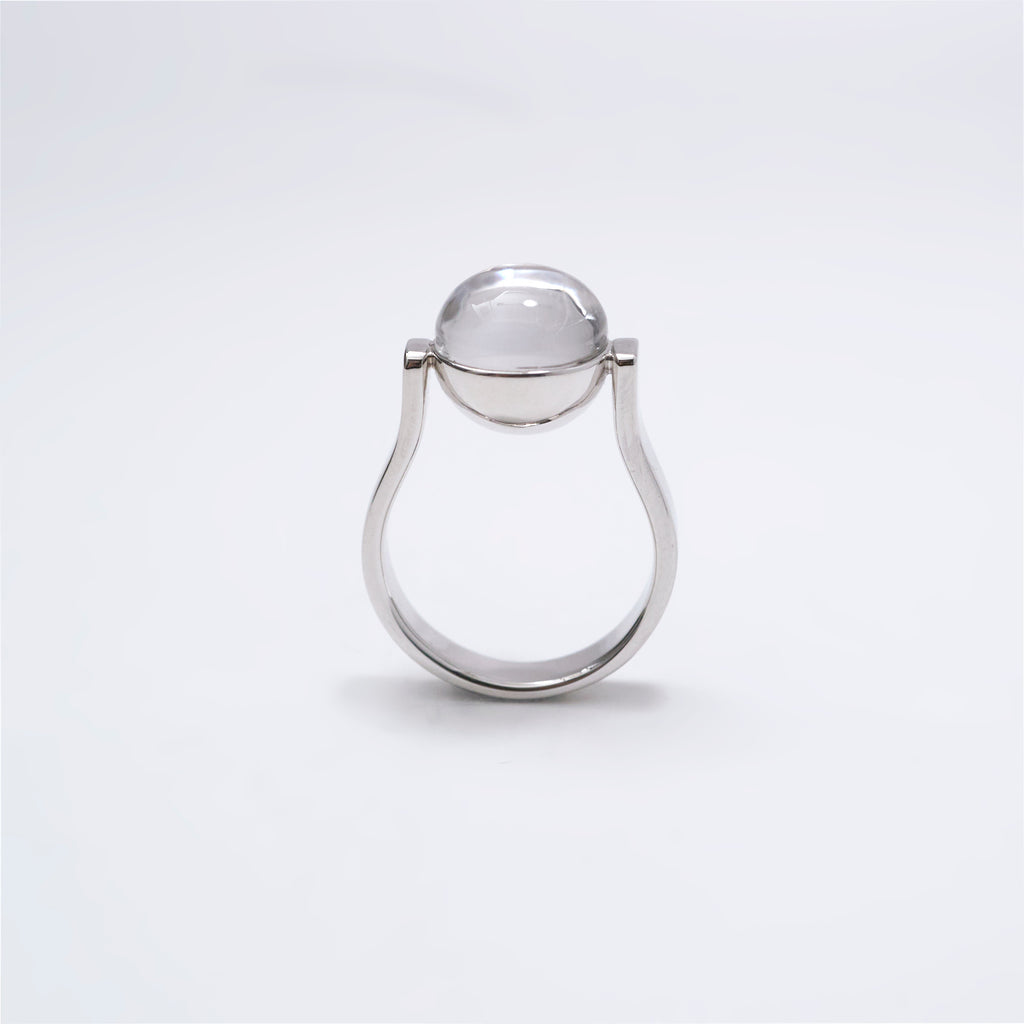 【MADE TO ORDER】DOME RING L AKOYA PEARL