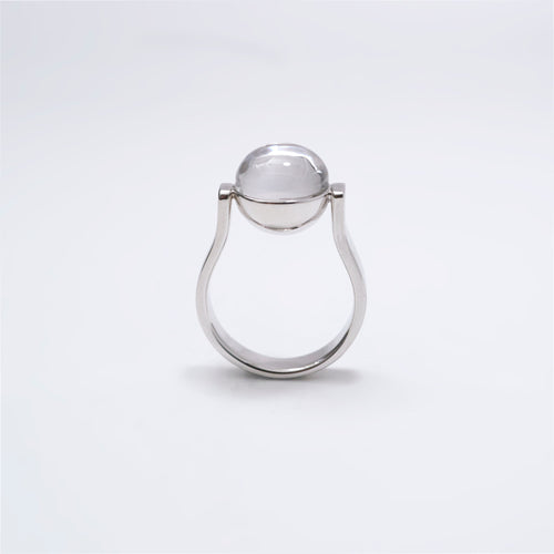 【MADE TO ORDER】DOME RING L AKOYA PEARL