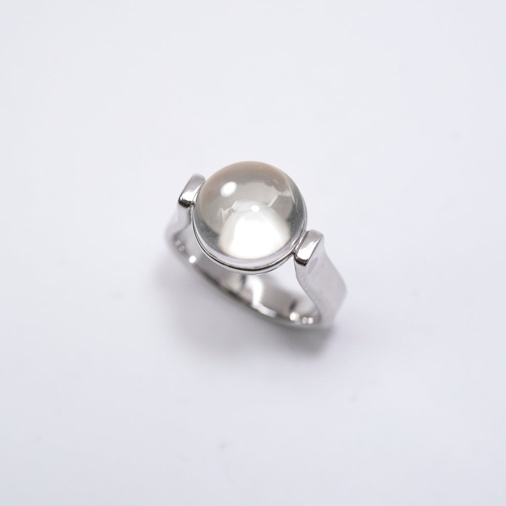 【MADE TO ORDER】DOME RING L AKOYA PEARL