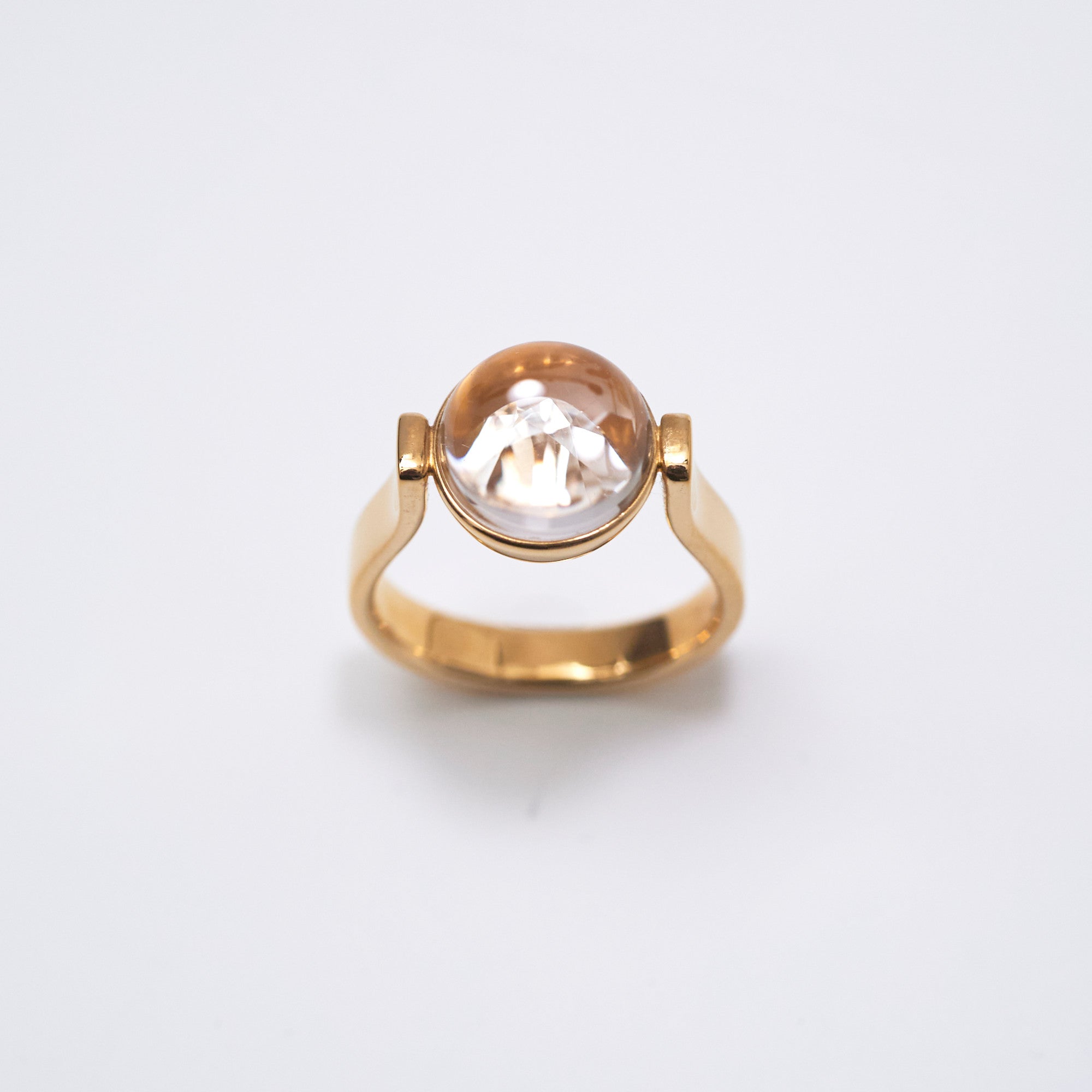 【MADE TO ORDER】DOME RING L DIAMOND