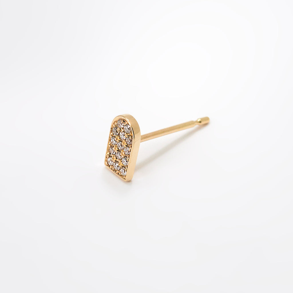 【MADE TO ORDER】DOORS PAVE PIERCED EARRINGS