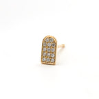 【MADE TO ORDER】DOORS PAVE PIERCED EARRINGS
