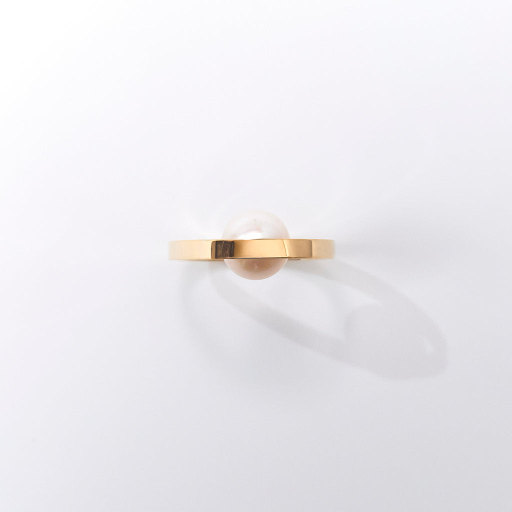 【MADE TO ORDER】EGG RING FRESH WATER PEARL
