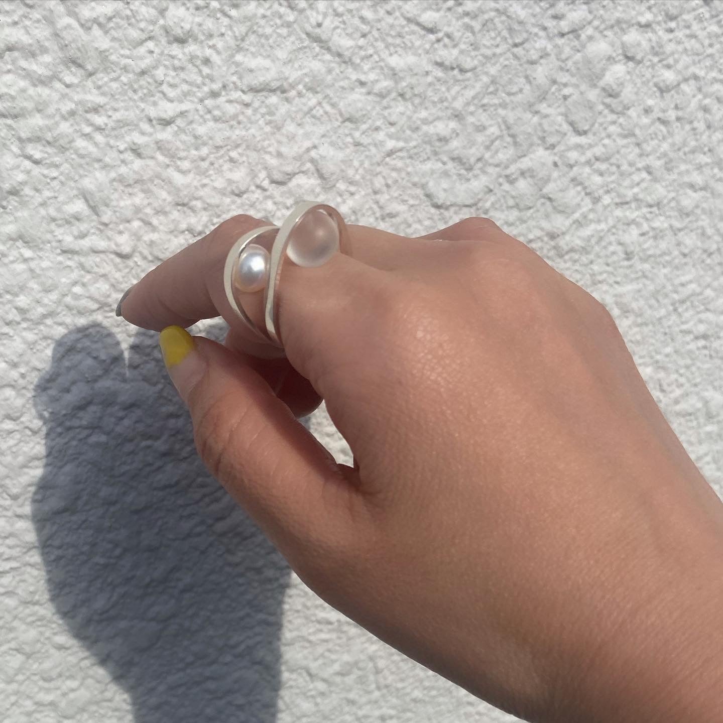 【MADE TO ORDER】EGG RING FRESH WATER PEARL