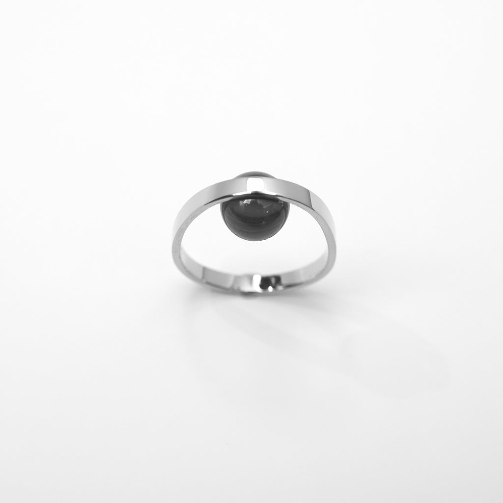 【MADE TO ORDER】EGG RING HEMATITE
