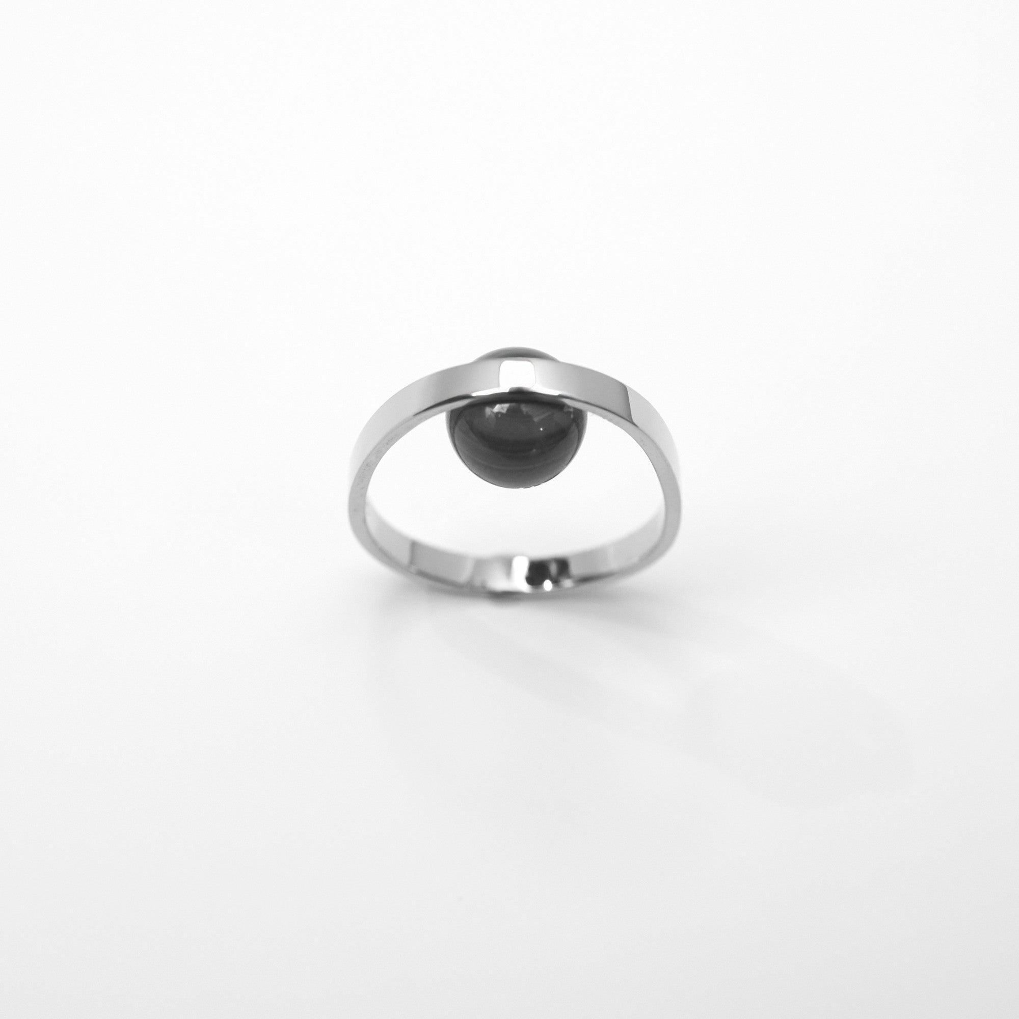 【MADE TO ORDER】EGG RING HEMATITE