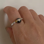 【MADE TO ORDER】EGG RING HEMATITE