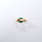 【MADE TO ORDER】EGG RING MALACHITE