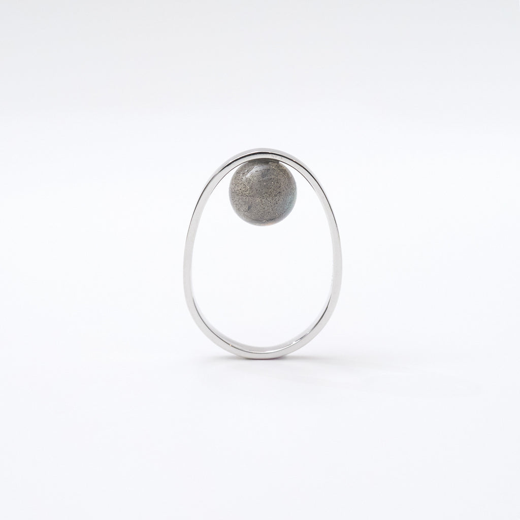 【MADE TO ORDER】EGG RING LABRADORITE