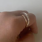 DOUBLE RING SV×K10YG