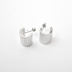 STRIPES PIERCED EARRINGS